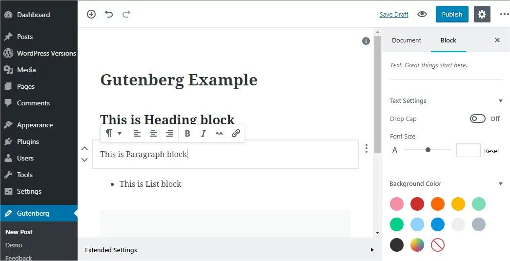 Gutenberg el nuevo editor de WordPress 5.0 Gutenberg el nuevo editor de WordPress 5.0